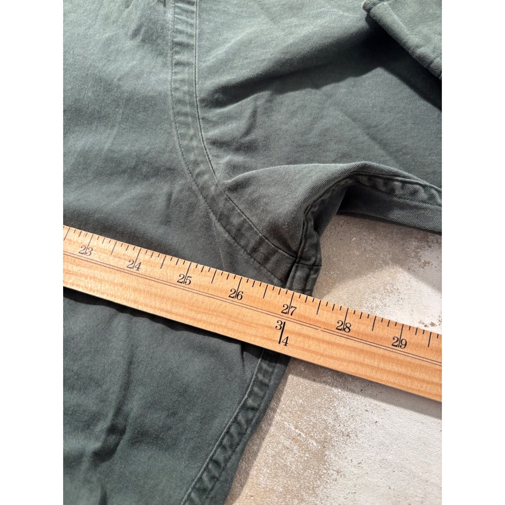 Polo Ralph Lauren Mens XL Forest Green Cotton Button Down Shirt Red Pony Logo - Picture 4 of 5